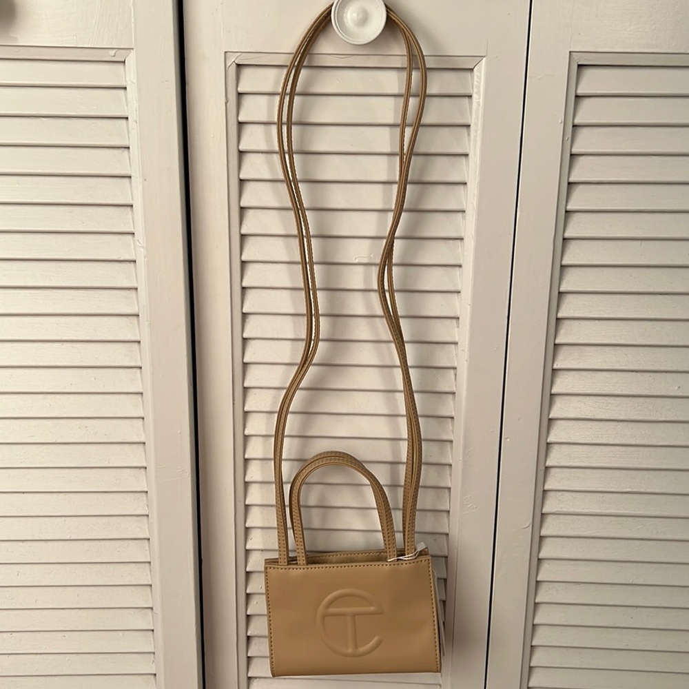 Telfar Small Cream Bag
